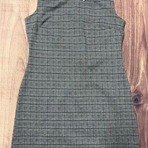 Tommy Hilfiger Black Plaid Mini Collard Dress Size 6